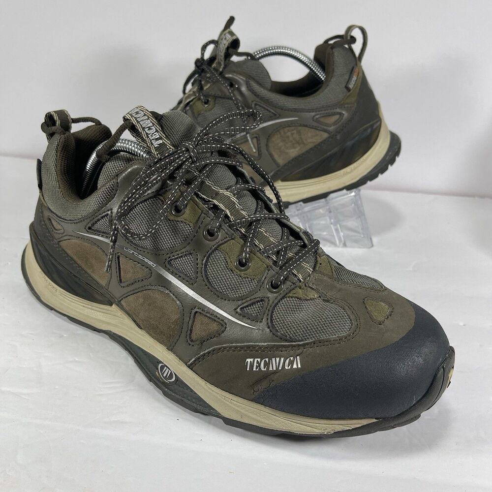 Tecnica Viper Low TCY MS Hiking Shoes Men’s 11.5 Green Brown Low Top Trail